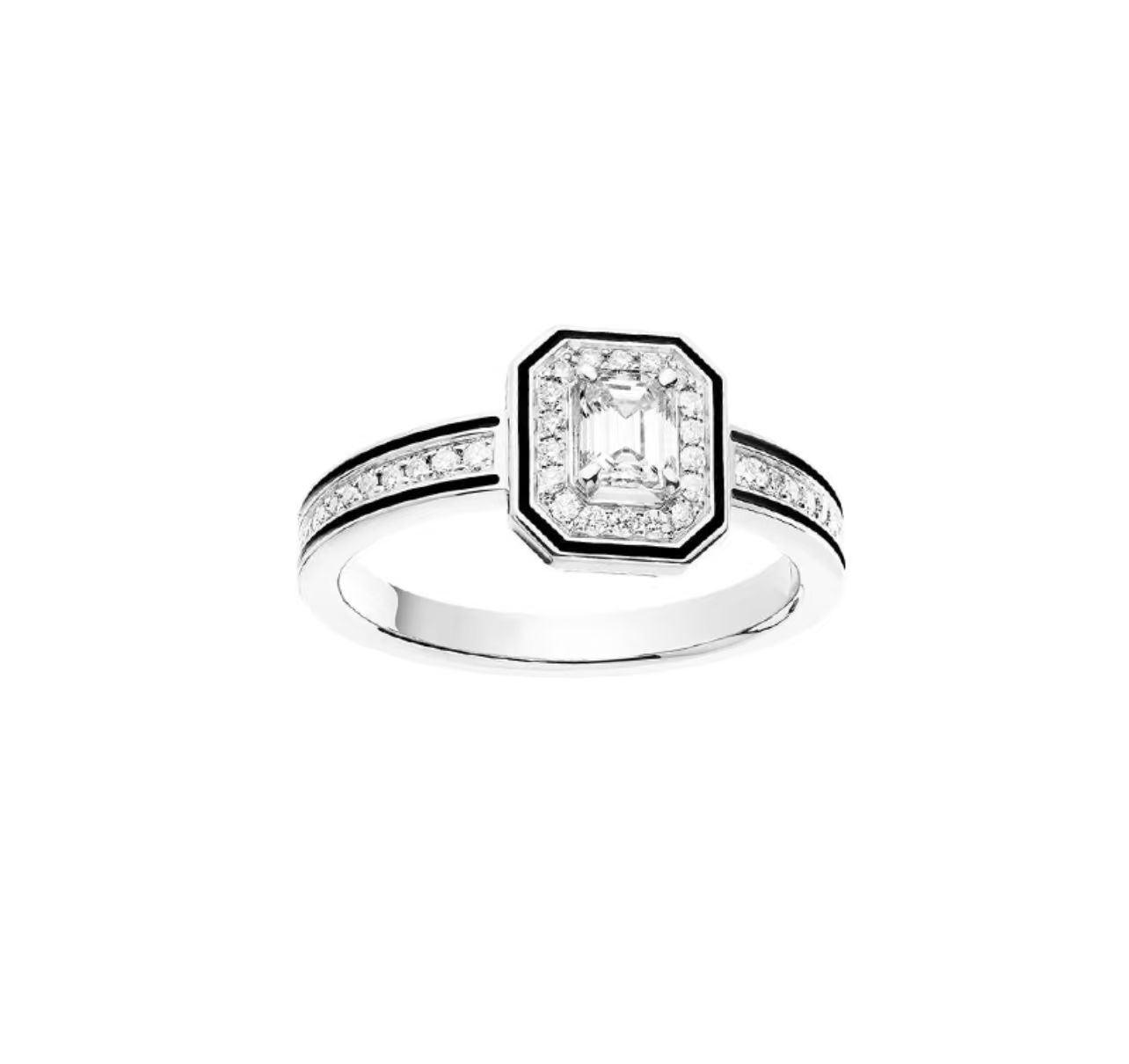 Emerald Cut Diamond Pendant